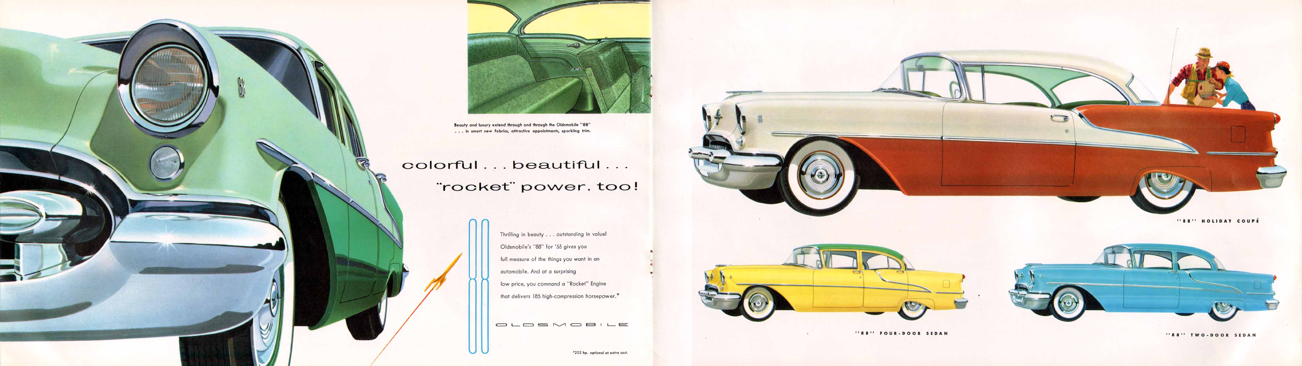 1955 Oldsmobile Motor Cars Brochure Page 3